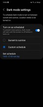 Flip4: Dark mode settings - Samsung Galaxy Z Flip4 vs. Oppo Find N2 Flip long-term review