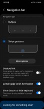 Flip4: Gesture navigation settings - Samsung Galaxy Z Flip4 vs. Oppo Find N2 Flip long-term review