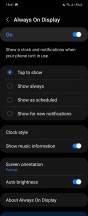 Flip4: Always On Display settings - Samsung Galaxy Z Flip4 vs. Oppo Find N2 Flip long-term review