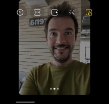رابط کاربری دوربین: صفحه روی جلد - بررسی Samsung Galaxy Z Flip5
