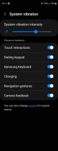 Vibration settings - Samsung Galaxy Z Fold4 long-term review