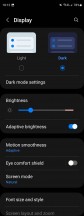 Display settings - Samsung Galaxy Z Fold4 long-term review