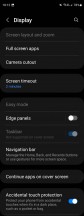 Display settings - Samsung Galaxy Z Fold4 long-term review