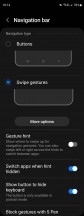 Gesture navigation settings - Samsung Galaxy Z Fold4 long-term review