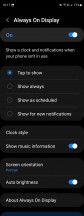 Always On Display settings - Samsung Galaxy Z Fold4 long-term review