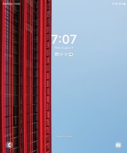 Lock screen: Main display - Samsung Galaxy Z Fold5 review