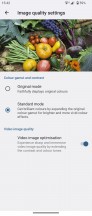 Color mode settings - Sony Xperia 10 V review