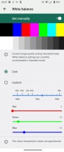 Color settings - Sony Xperia 5 V review