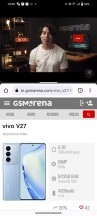 Spilt screen - vivo V27 review