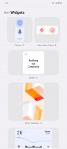 Widgets next to the app drawer - vivo V29 Pro review
