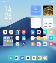 Home screen, notification shade, quick toggles - vivo X Fold2 review