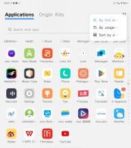 App drawer - vivo X Fold2 review