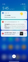 Control center and notification panel - Xiaomi 13 Lite review