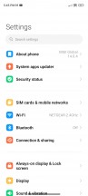 Home screen, recent apps, settings menu, app drawer - Xiaomi 13 Lite review