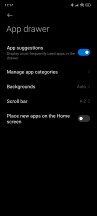 App drawer and its settings - Xiaomi 13 Pro long-term review