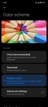 Color settings - Xiaomi 13 Pro long-term review
