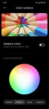 Color settings - Xiaomi 13 Pro long-term review