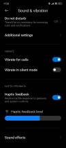 Haptic feedback level slider - Xiaomi 13 Pro long-term review