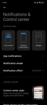 Control center style - Xiaomi 13 Pro long-term review