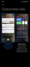 Control center style - Xiaomi 13 Pro long-term review