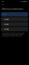 Memory extension settings - Xiaomi 13 Pro long-term review