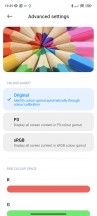 Color modes - Xiaomi 13 review