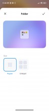 Enlarged folders - Xiaomi 13 review