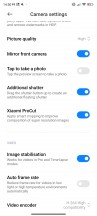 Camera settings - Xiaomi 13Т review