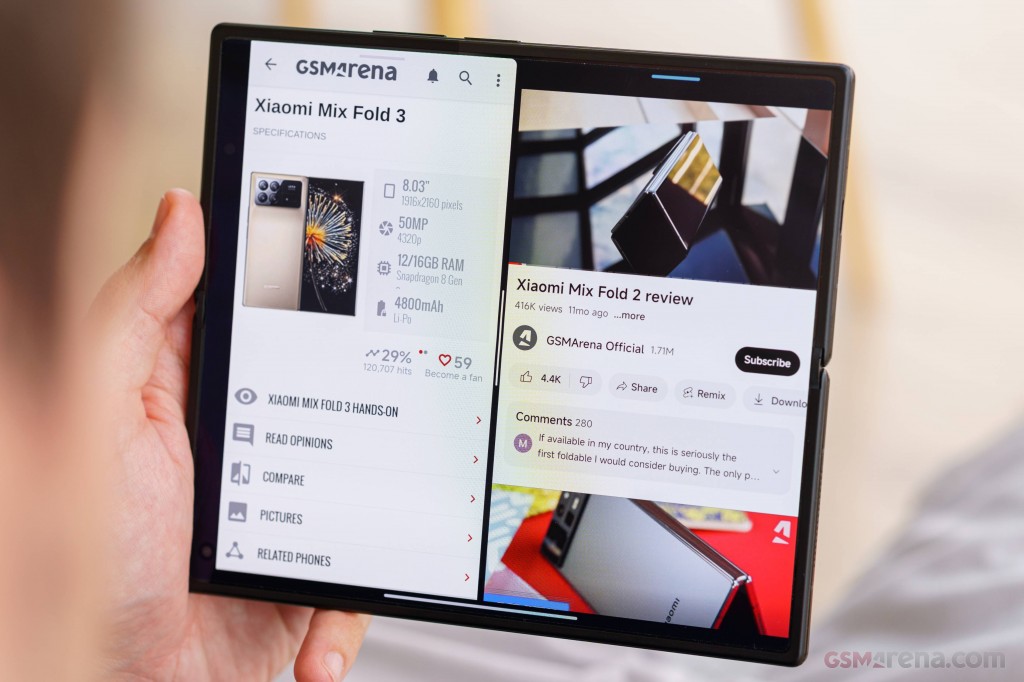 Xiaomi Mix Fold 3 pictures, official photos