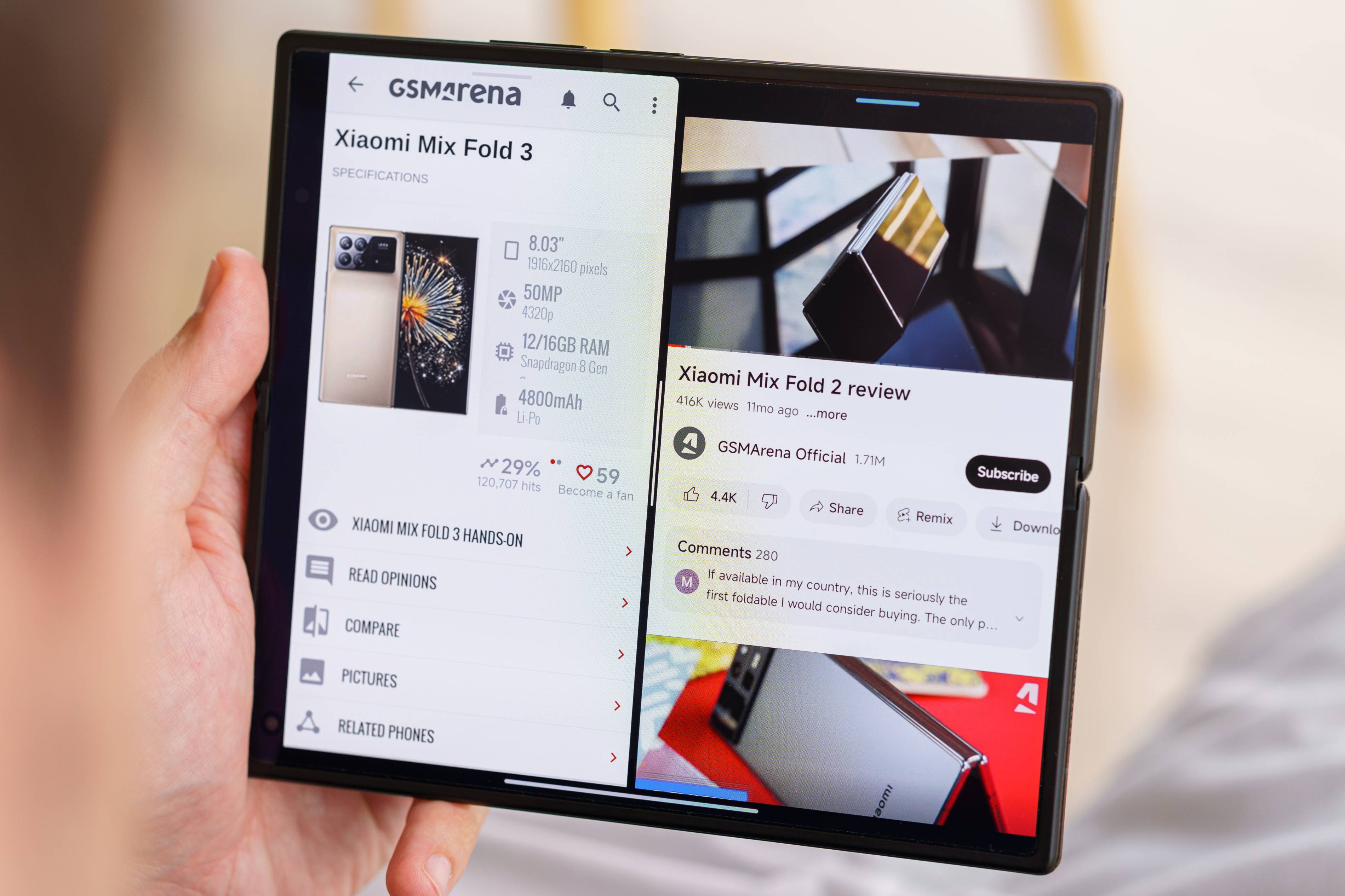 Обзор Xiaomi Mix Fold 3
