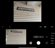 Camera UI, tablet mode, horizontal orientation - Xiaomi Mix Fold 3 review