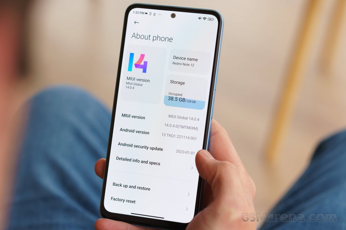 Xiaomi Redmi Note 12 4G review -  tests