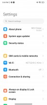 General settings - Xiaomi Redmi Note 12 4G review