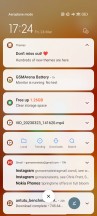 نوتیفیکیشن سایه - بررسی Xiaomi Redmi Note 12 Pro+