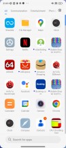 app drawer - Xiaomi Redmi Note 12 Pro review