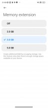 Memory extension - Xiaomi Redmi Note 12 Pro review