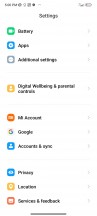 General settings - Xiaomi Redmi Note 12 review