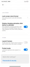 Always-on display options - Xiaomi Redmi Note 12 review