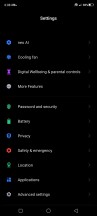 Home screen, recent apps, notification shade, Settings menu - ZTE nubia Red Magic 8 Pro review