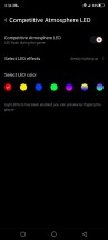 RGB Band Lighting settings - ZTE nubia Red Magic 8 Pro review