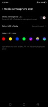 RGB Band Lighting settings - ZTE nubia Red Magic 8 Pro review
