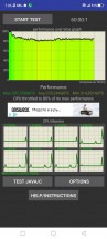 CPU throttling test with fan at maximum - ZTE nubia Red Magic 8 Pro review