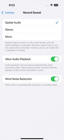 Spatial audio - Apple iPhone 16 review