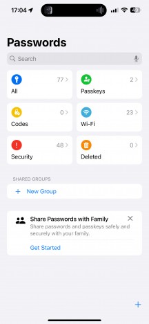 Passwords - Apple iPhone 16 review