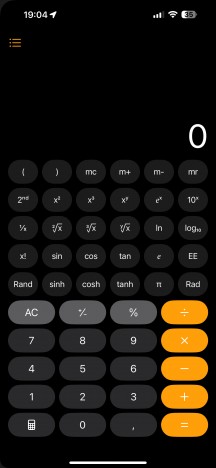 Calculator - Apple iPhone 16 review