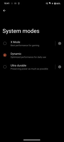 System modes - Asus ROG Phone 9/9 Pro review