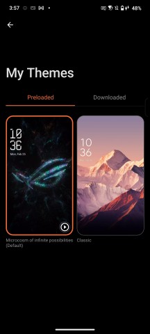 Classic ZenUI theme - Asus ROG Phone 9/9 Pro review