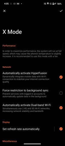 System modes - Asus ROG Phone 9/9 Pro review