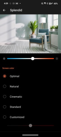 Display settings - Asus ROG Phone 9/9 Pro review
