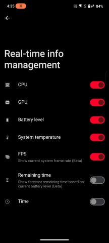 Game Genie settings - Asus ROG Phone 9/9 Pro review